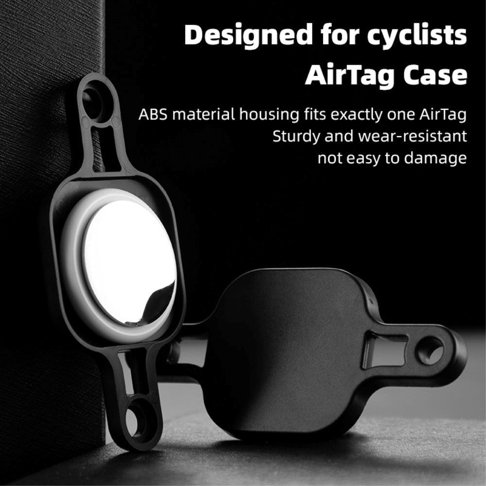 AirTag Plastic Case w. Bicycle Mounting - Green