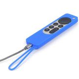 Apple Siri Remote Silicone Case (2nd & 3rd gen.) w. Strap - Blue