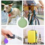 AirTag Silicone Case with Key Ring - Yellow