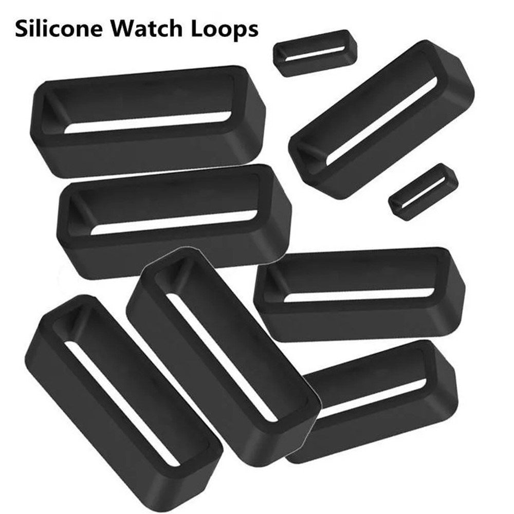 Universal Strap Holder for Smartwatch Strap (18mm) - Black