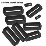 Universal Strap Holder for Smartwatch Strap (18mm) - Black
