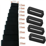 Universal Strap Holder for Smartwatch Strap (18mm) - Black