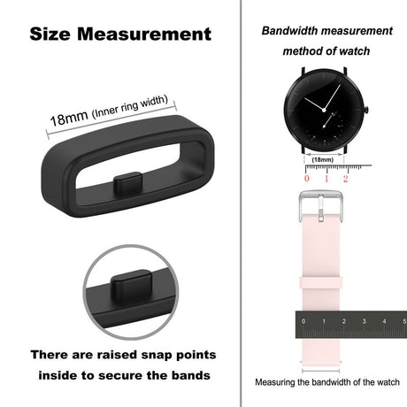 Universal Strap Holder for Watch Strap (18mm) - Grey