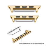 Apple Watch (42/44/SE/45/46/49mm) Strap Connector 22mm - Rose Gold