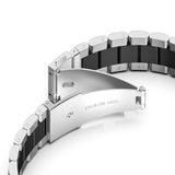 Smartwatch Strap Stainless Steel (20mm) - Silver / Black