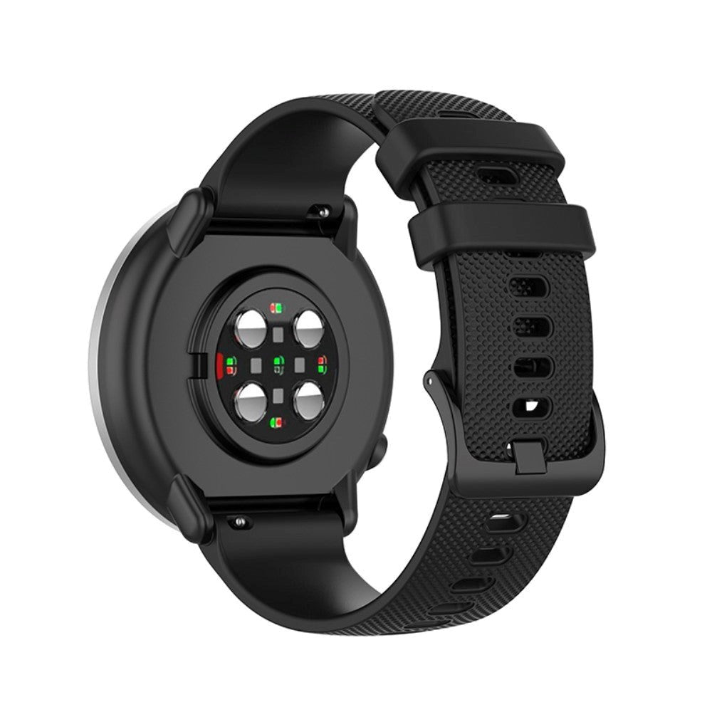 Smartwatch Silicone Strap (20mm) Dotted - Black