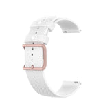 Smartwatch Silicone Strap (20mm) Chequered - White