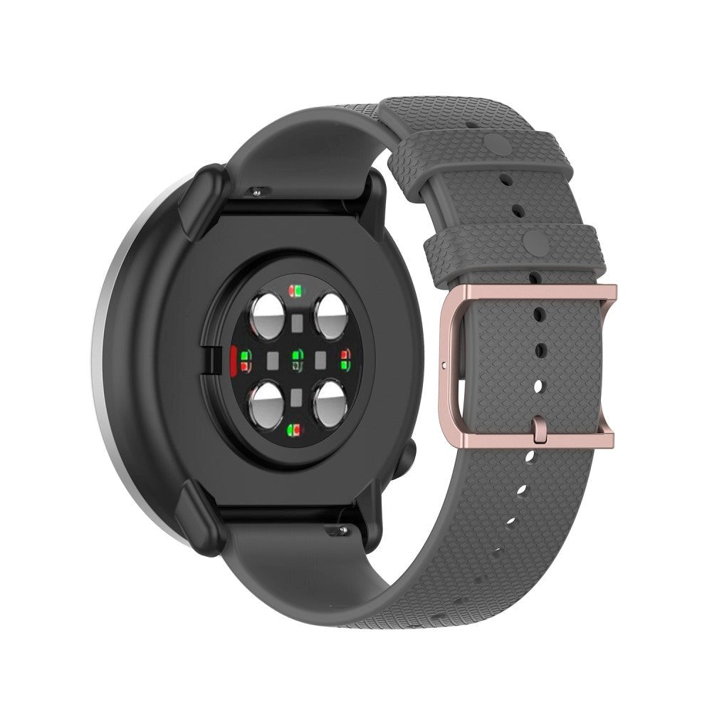 Smartwatch Silicone Strap (20mm) Chequered - Grey