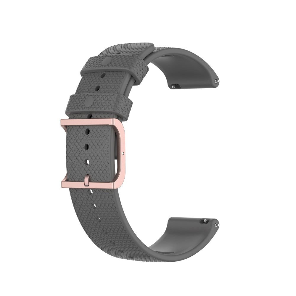 Smartwatch Silicone Strap (20mm) Chequered - Grey