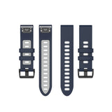 Universal Garmin 20mm QuickFit Neutral Silicone Strap incl. Screwdrivers - Blue/Grey