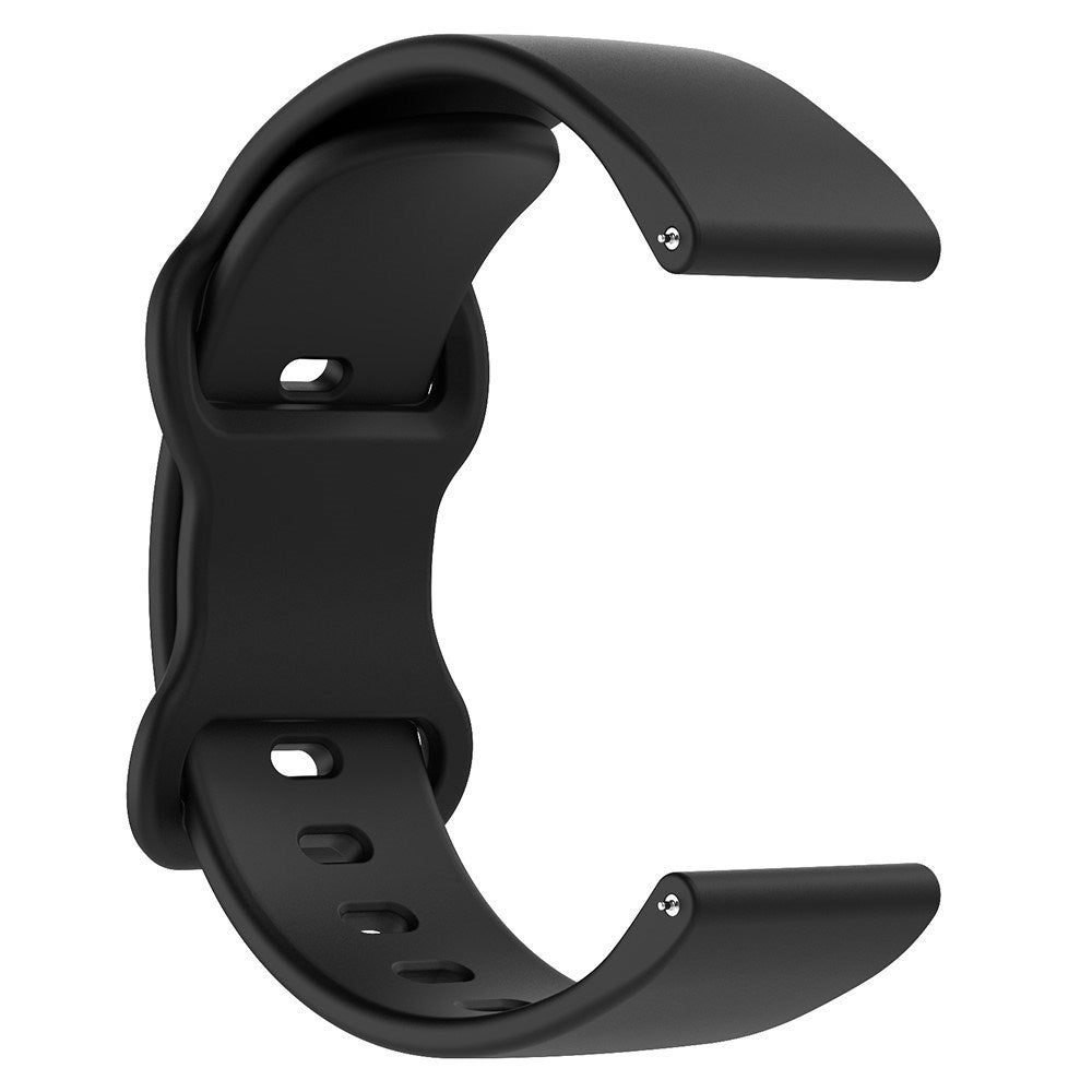 EIDERWOOD Universal Silicone Strap (18mm) – Black