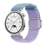 Universal 18mm EIDERWOOD Woven Watch Strap - Blue / Purple