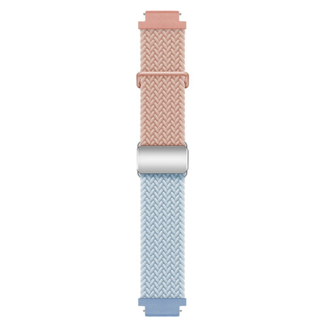 Universal 18mm EIDERWOOD Woven Watch Strap - Pink / Blue
