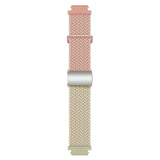 Universal 18mm EIDERWOOD Woven Watch Strap - Pink / Beige