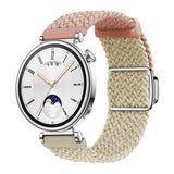 Universal 18mm EIDERWOOD Woven Watch Strap - Confetti Pink / Beige