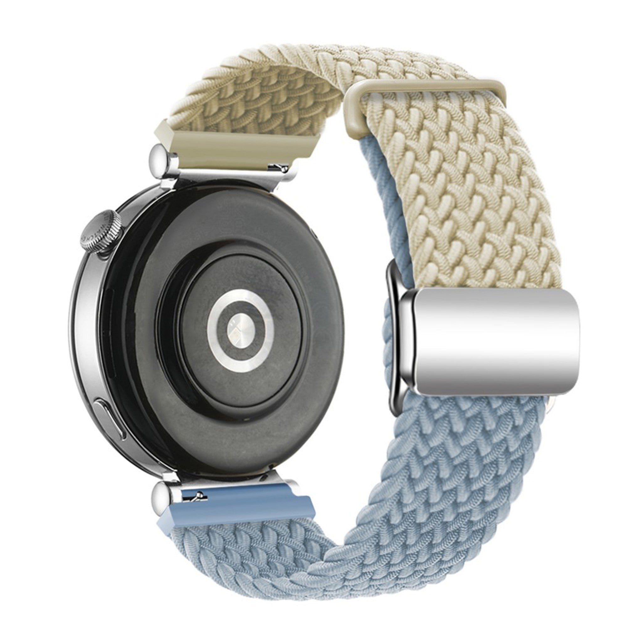 Universal 18mm EIDERWOOD Woven Watch Strap - Beige / Blue