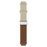 Universal 18mm EIDERWOOD Woven Watch Strap - Beige / Brown