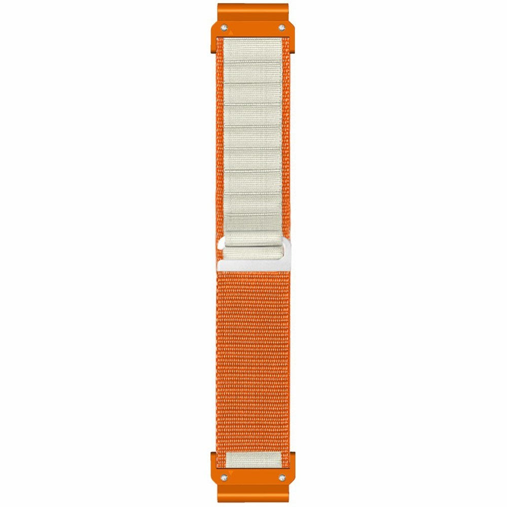 Universal Garmin 22mm QuickFit EIDERWOOD Nylon Strap - Orange / Beige