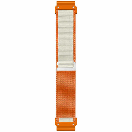 Universal Garmin 26mm Quick Release EIDERWOOD Nylon Strap - Orange / Beige
