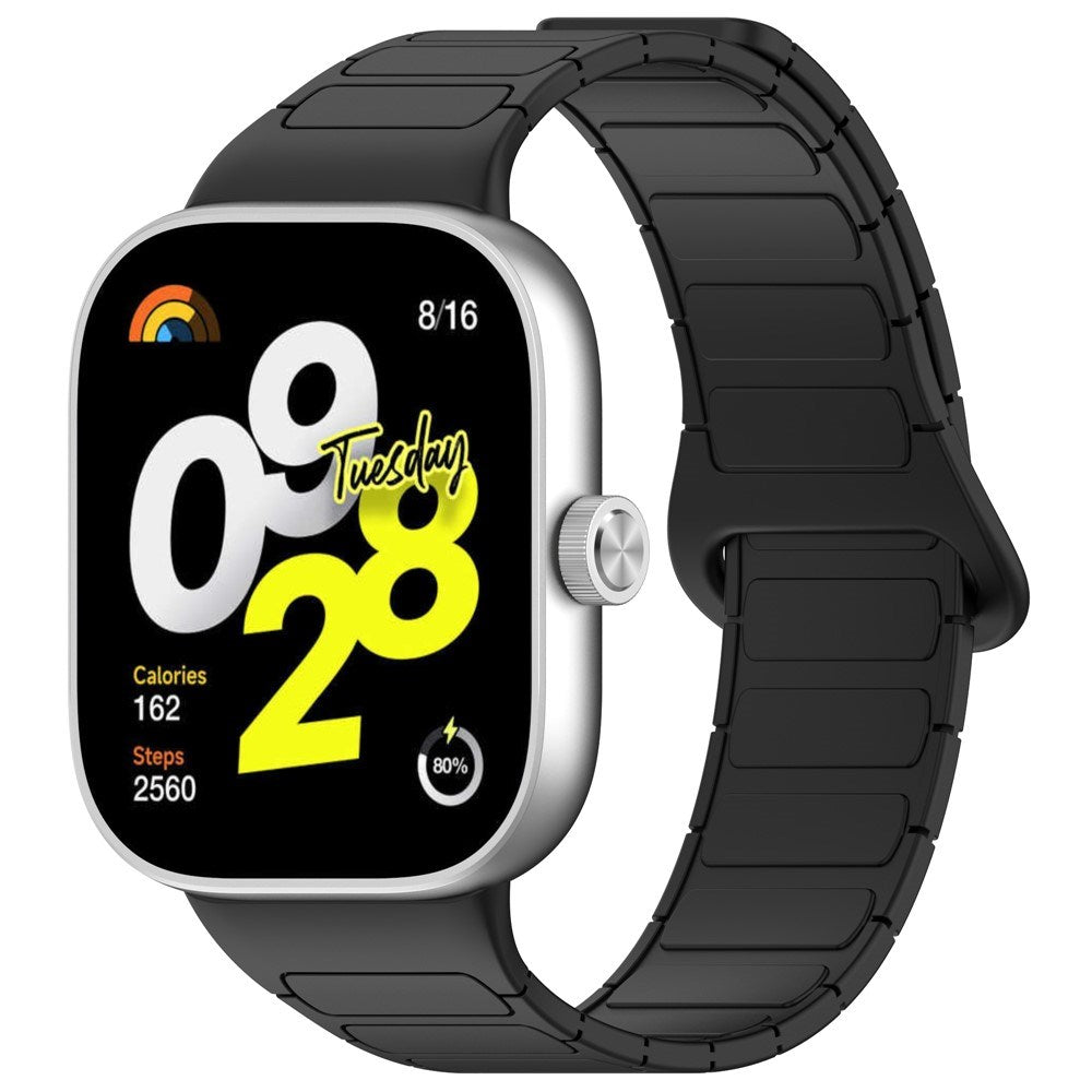 Xiaomi Smart Band 9 Pro / 8 Pro Two-Tone Magnetic Flexible Plastic Strap - Black