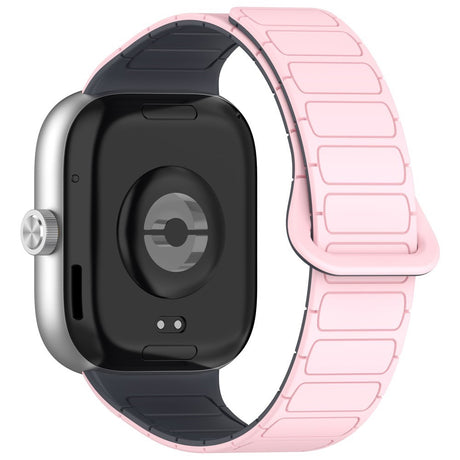 Xiaomi Smart Band 9 Pro / 8 Pro Two-Tone Magnetic Flexible Plastic Strap - Pink / Grey