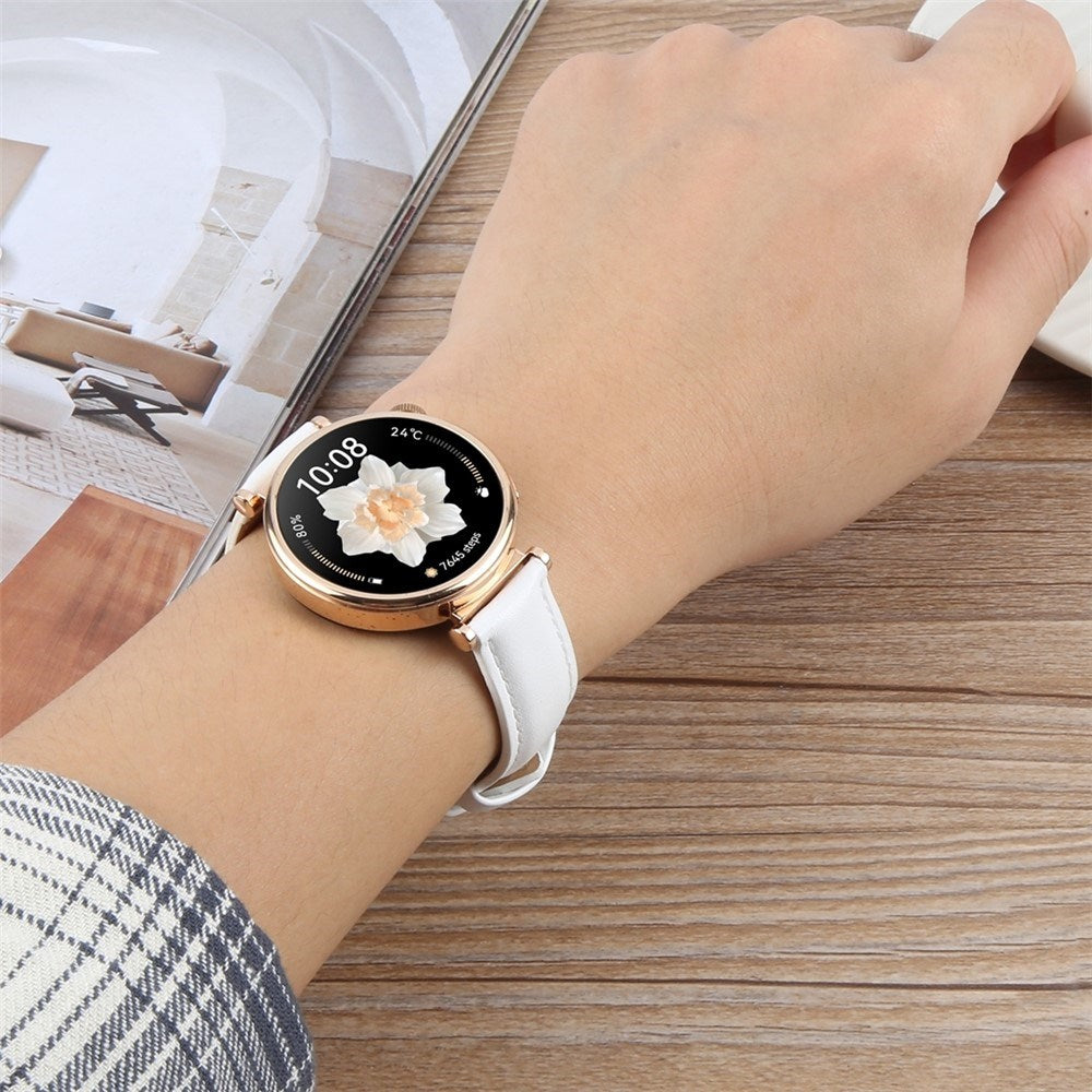 Universal 18mm Leather Watch Strap EIDERWOOD - Black