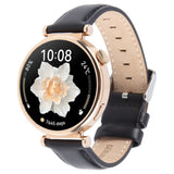 Garmin Lily 2 Active / Lily 2 EIDERWOOD Genuine Leather Strap - Black