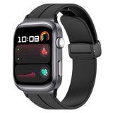 Huawei Watch D2 (48mm) EIDERWOOD Magnetic Silicone Strap – Black