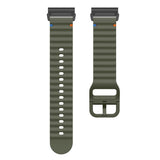 Universal Garmin 26mm QuickFit EIDERWOOD Wavy Silicone Strap - Green