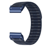 Universal Garmin 22mm QuickFit EIDERWOOD Nylon Loop Watch Strap - Blue