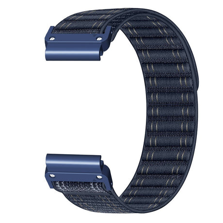 Universal Garmin 22mm QuickFit EIDERWOOD Nylon Loop Watch Strap - Blue