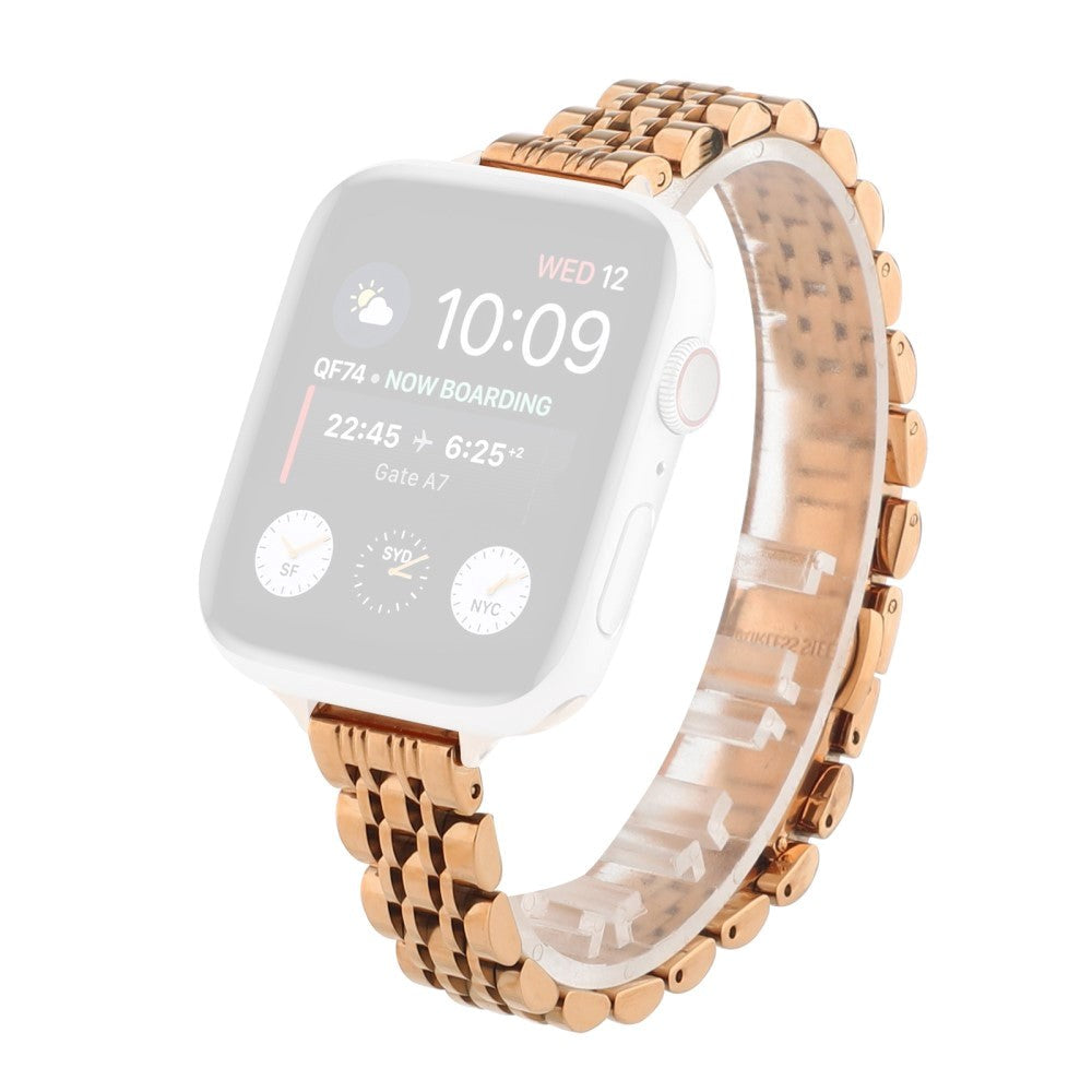 Apple Watch (38/40/SE/41/42mm) Stainless Steel Strap - Rose Gold