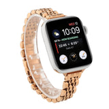 Apple Watch (38/40/SE/41/42mm) Stainless Steel Strap - Rose Gold