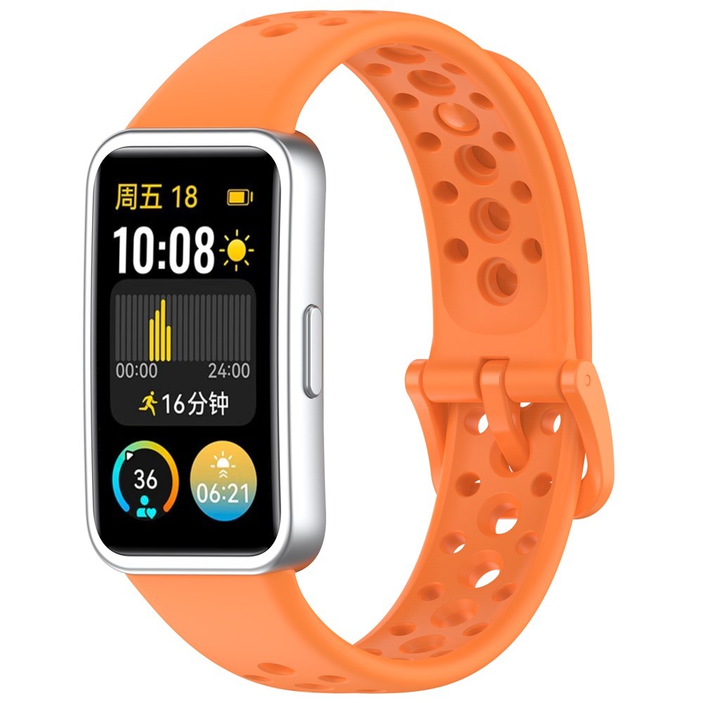 Huawei Band 10 / 9 / 8 EIDERWOOD Silicone Strap – Orange