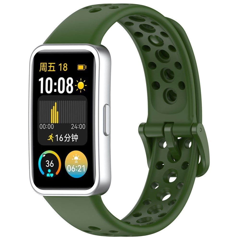 Huawei Band 10 / 9 / 8 EIDERWOOD Silicone Strap – Green