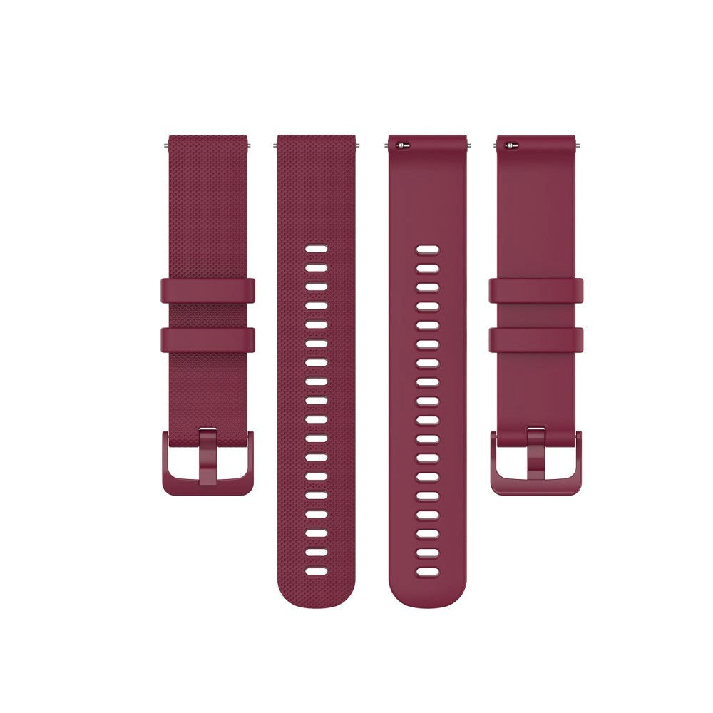 Smartwatch Universal Silicone Strap (18mm) - Wine Red