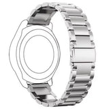 Huawei GT 4 / 5 (41mm) / 5 Pro (42mm) EIDERWOOD Metal Watch Strap - Silver