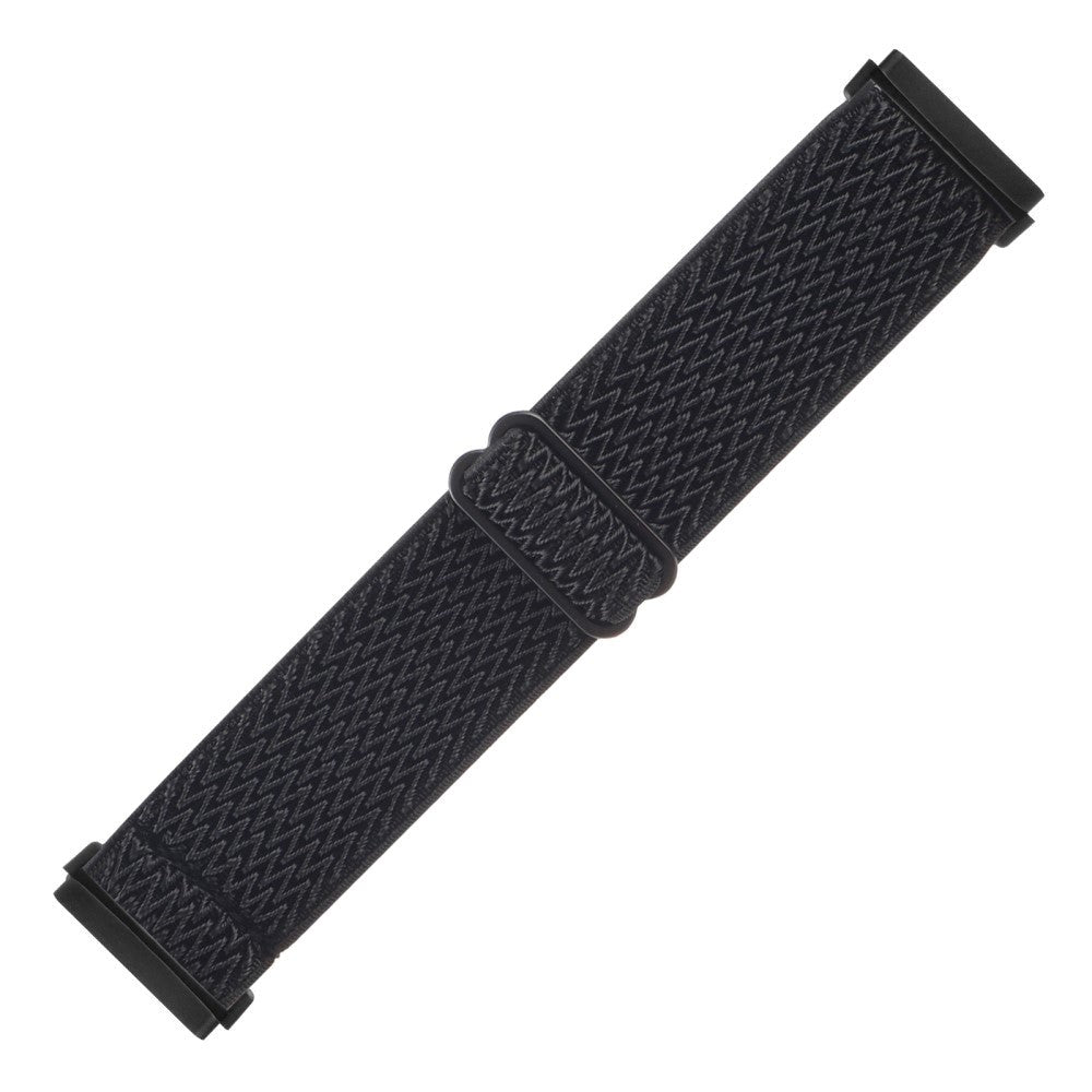 Fitbit Versa 3 Adjustable Nylon Fabric Strap - Black