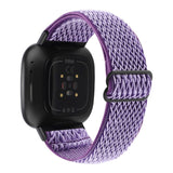 Fitbit Versa 3 Adjustable Nylon Fabric Strap - Purple