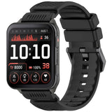 Garmin Venu X1 / Coros Nomad EIDERWOOD Silicone Watch Strap - Black