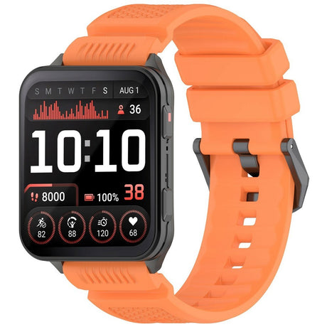Garmin Venu X1 / Coros Nomad EIDERWOOD Silicone Watch Strap - Orange