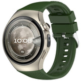 Huawei Watch 5 (42mm) EIDERWOOD Silicone Strap – Green