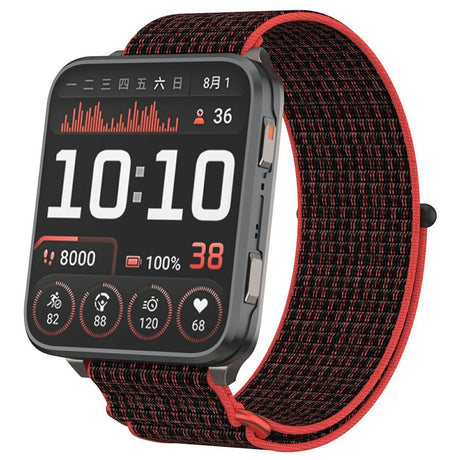 Garmin Venu X1 EIDERWOOD Nylon Strap - Red / Black
