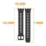 Huawei Band 11 / 11 Pro EIDERWOOD Silicone Strap - Black