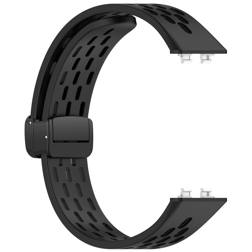 Huawei Band 11 / 11 Pro EIDERWOOD Perforated Silicone Strap - Black