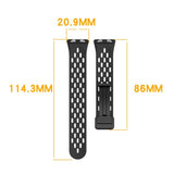 Huawei Band 11 / 11 Pro EIDERWOOD Perforated Silicone Strap - Grey