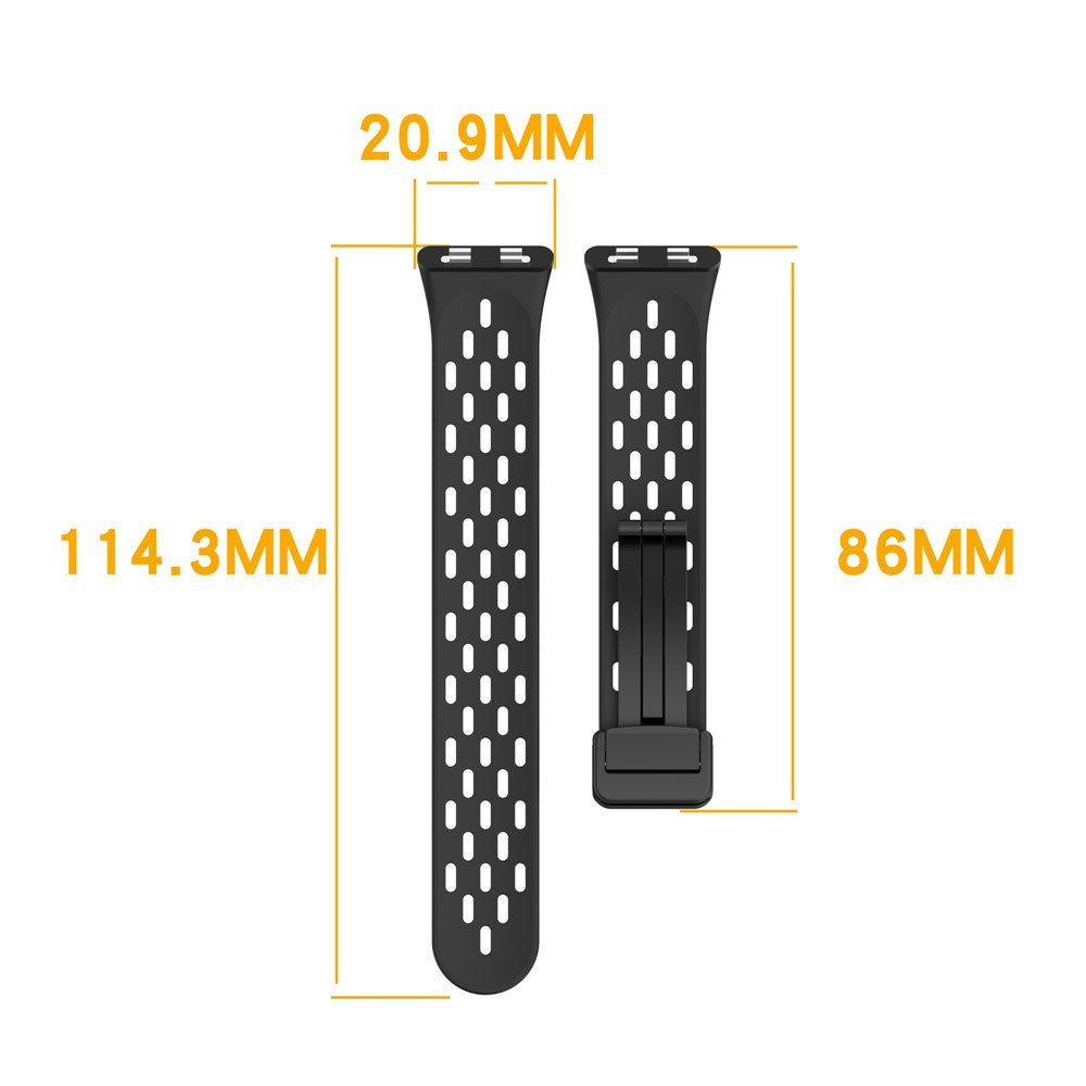 Huawei Band 11 / 11 Pro EIDERWOOD Perforated Silicone Strap - Pink