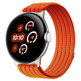 Google Pixel Watch 4 / 3 / 2 / 1 (41mm) EIDERWOOD Nylon Watch Strap - Orange