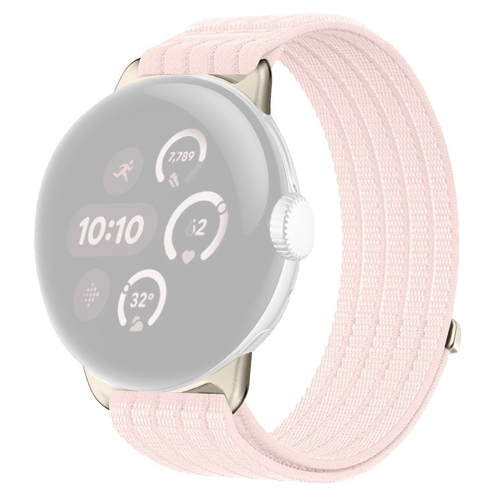 Google Pixel Watch 4 / 3 / 2 / 1 (41mm) EIDERWOOD Nylon Watch Strap - Pink