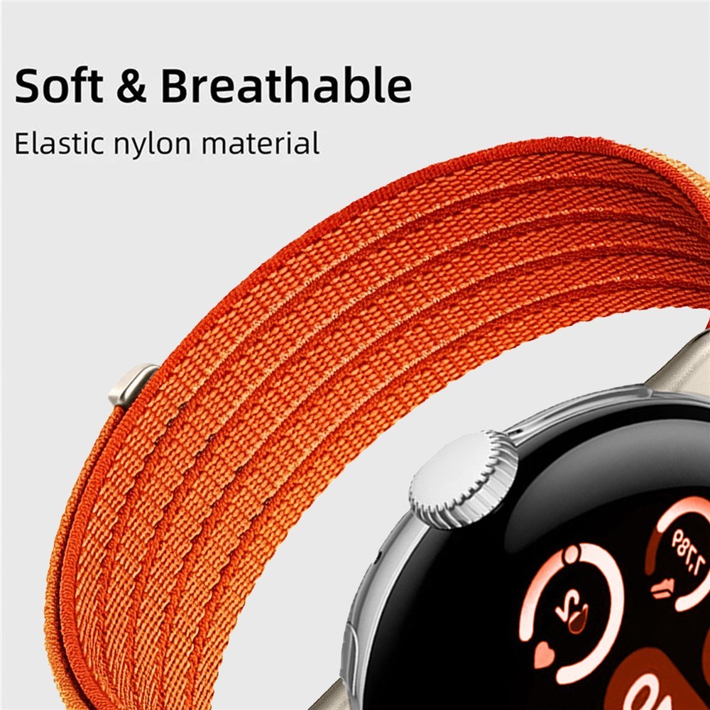 Google Pixel Watch 4 / 3 / 2 / 1 (41mm) EIDERWOOD Nylon Watch Strap - Pink